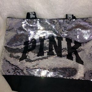 NWOT VS PINK REVERSIBLE SEQUIN TOTE